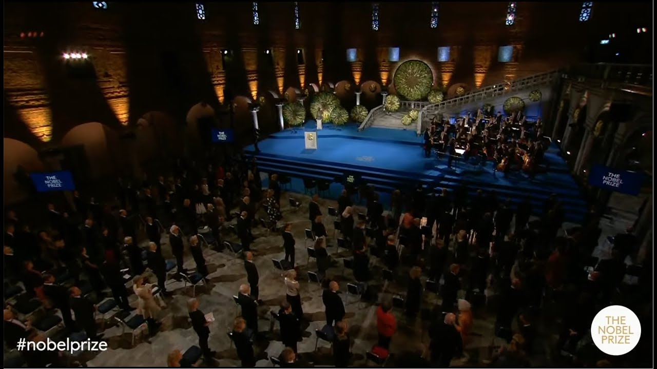 2021 Nobel Prize award ceremony