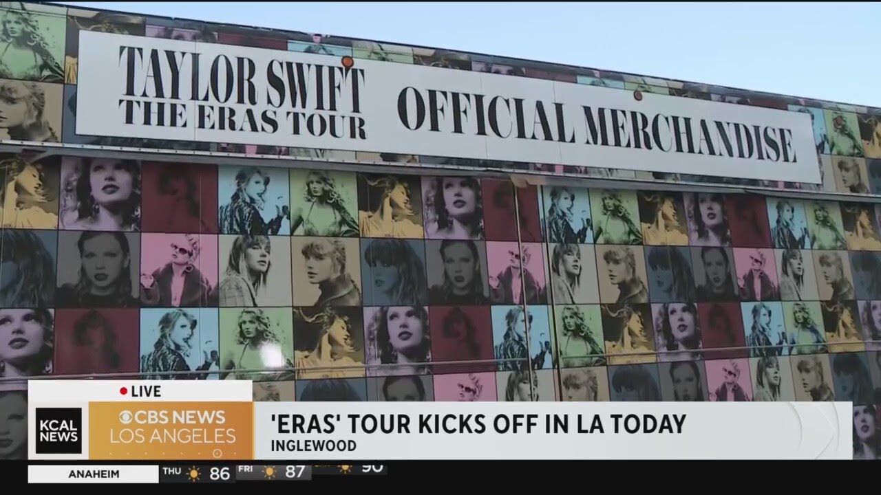 Opening day for Taylor Swift’s Era Tour at SoFi