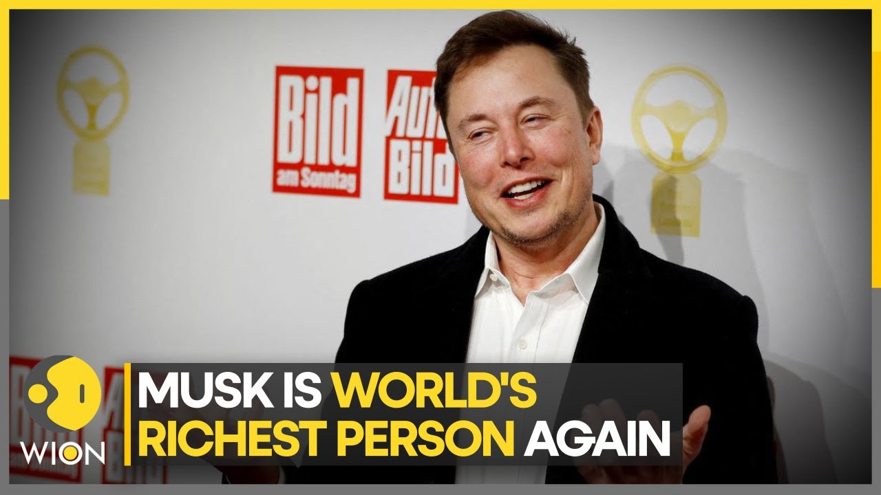 Tesla stock rises post fourth-quarter earning, Elon Musk world's richest person again | WION