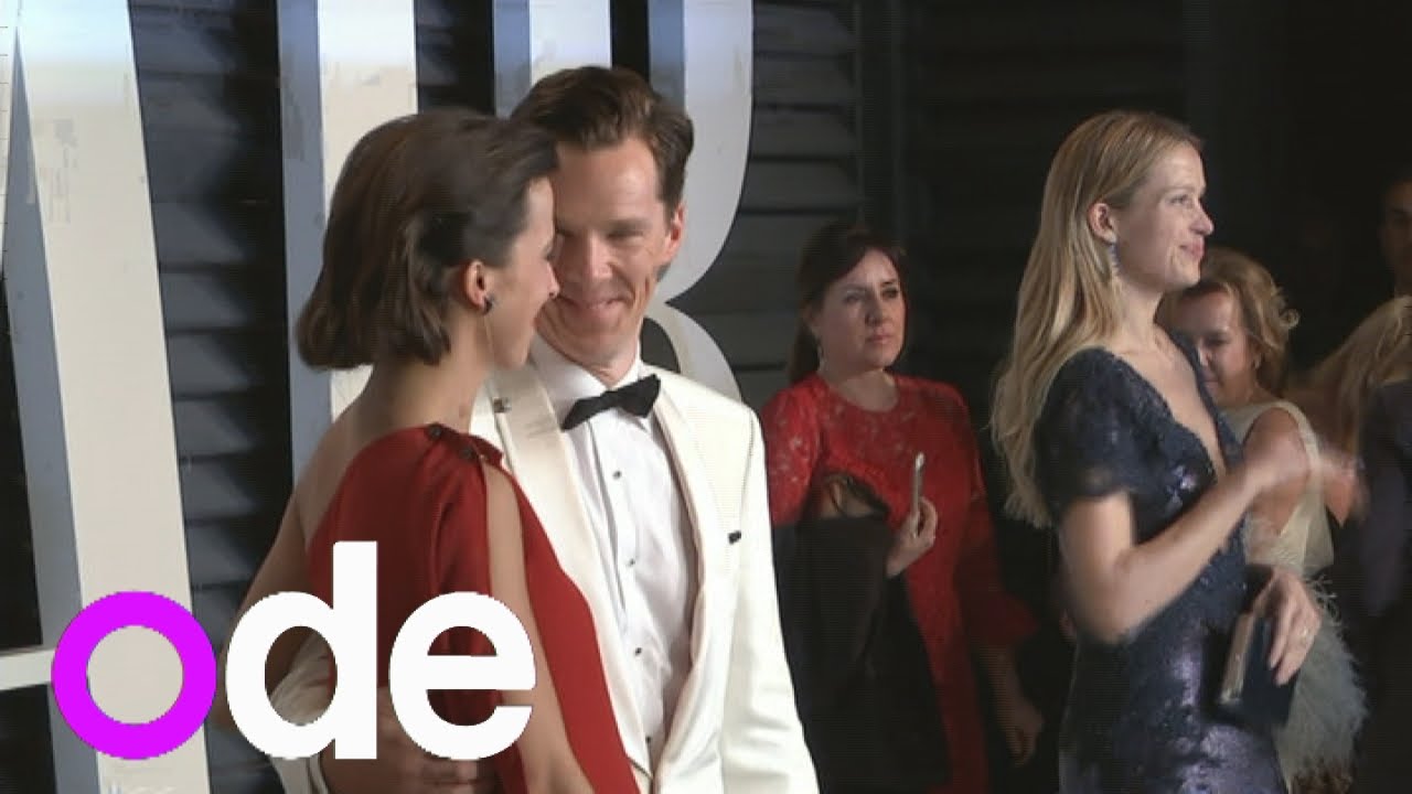 Benedict Cumberbatch and pregnant wife Sophie Hunter look adorable at Vanity Fair party