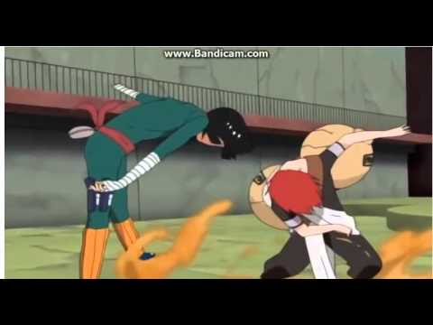 Gaara vs Rock Lee | Full Fight (English Dub) 15