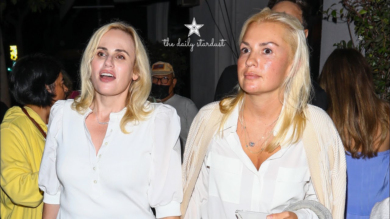 Rebel Wilson & Girlfriend Ramona Agruma Hold Hands After Romantic Dinner In Hollywood.