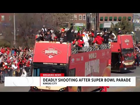 Deadly Kansas City Chiefs parade shooting: 1 person dead, 2 people taken into custody.