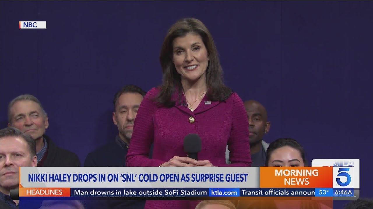 Nikki Haley makes surprise appearance in ‘SNL’ cold open