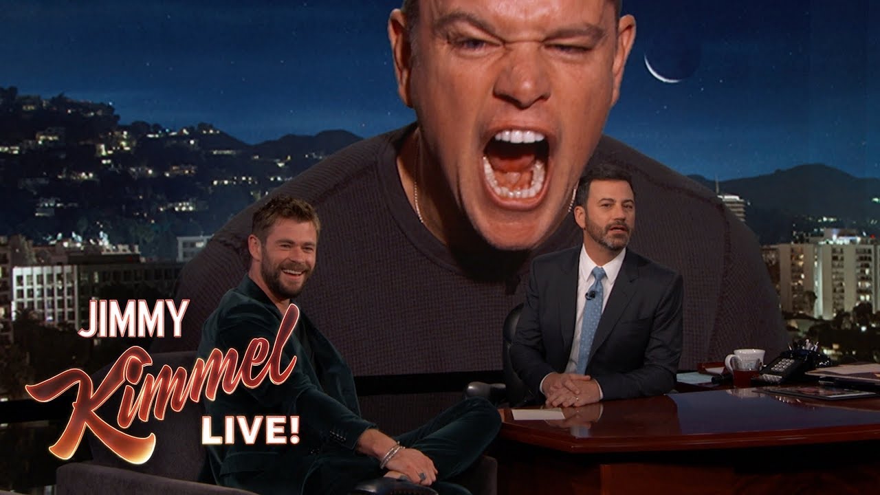 Matt Damon Ruins Chris Hemsworth Interview