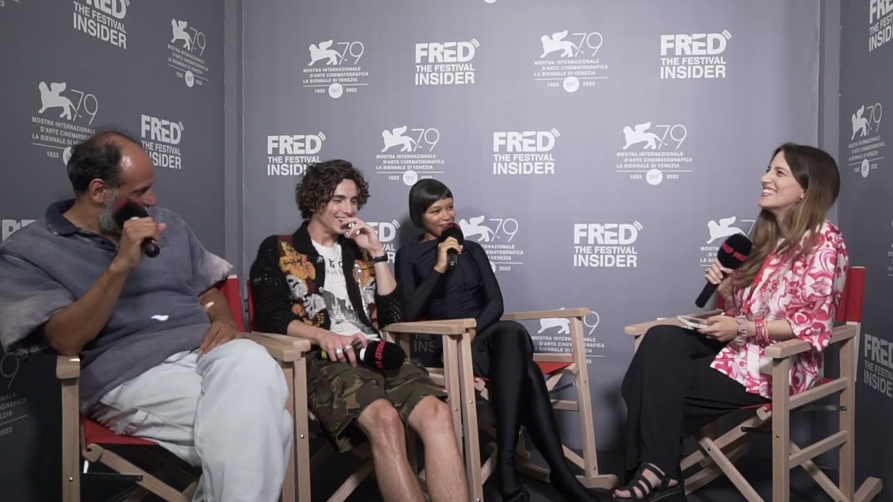 Luca Guadagnino, Timothée Chalamet, Taylor Russell - BONES AND ALL - #Venezia79