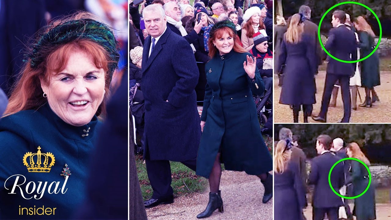 Fergie Can’t Hide Her Happiness as She Joins RF at Sandringham on Christmas Day @TheRoyalInsider