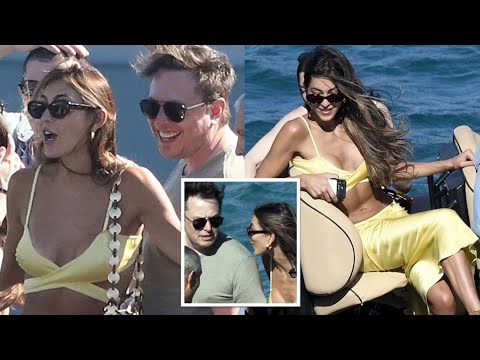 Elon Musk Enjoys Boat Day In Mykonos With Mystery Brunette Beauty