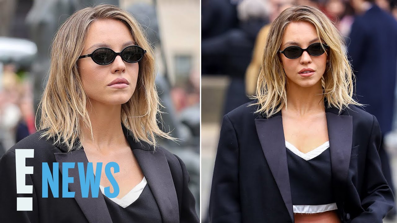 Sydney Sweeney DEBUTS New Haircut With Daring Underwear Look At Paris Fashion Week | E! News