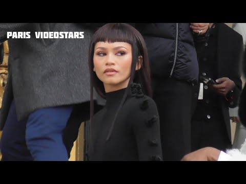 Zendaya @ Paris Fashion Week 22 january 2024 show Schiaparelli