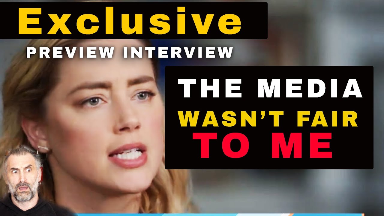 Amber Heard Interview - BLAMES Social Media for unfair treatment