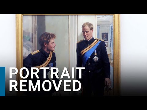 Portrait of Princes Harry and William removed from National Portrait Gallery