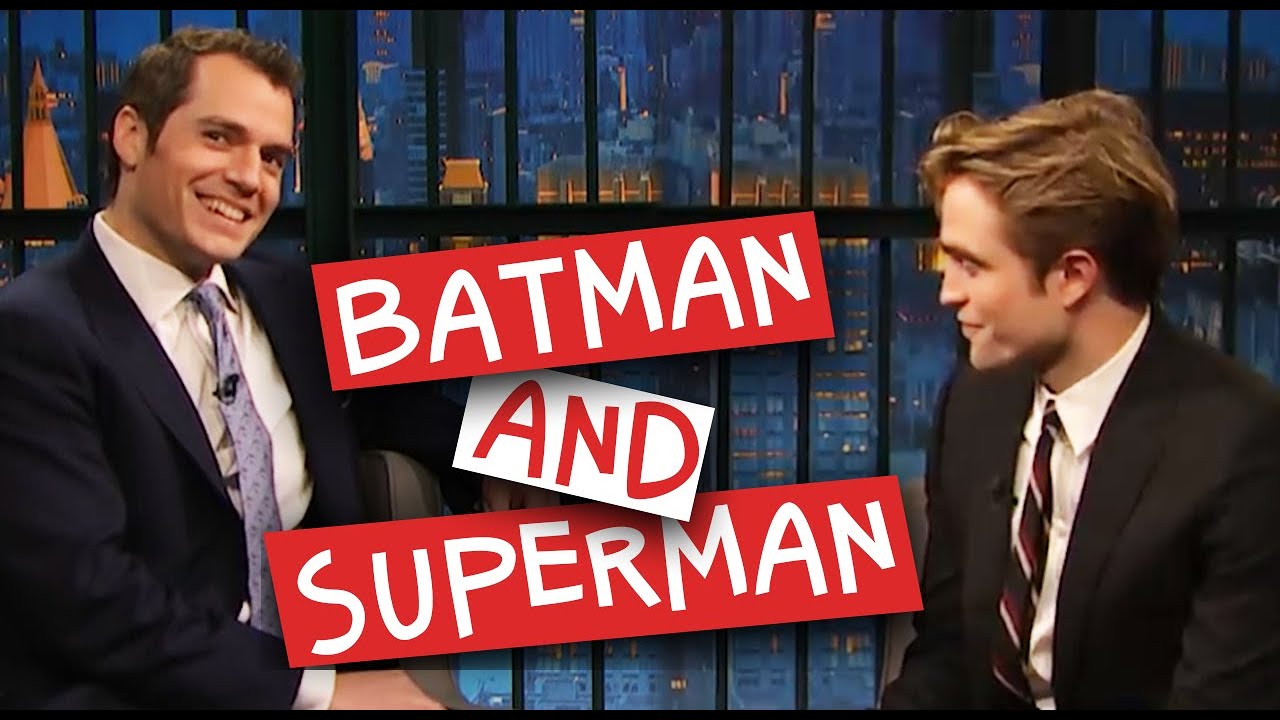 Robert Pattinson with Henry Cavill