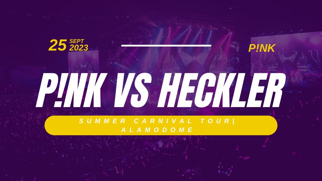 Pink vs. Heckler | Summer Carnival Tour | Alamodome | San Antonio, TX