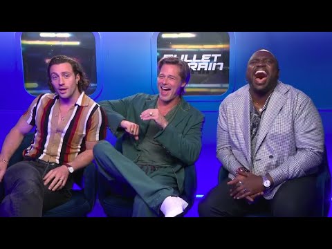 Brad Pitt, Brian Tyree Henry & Aaron Taylor-Johnson on Bullet Train, "nut shots" and reality TV
