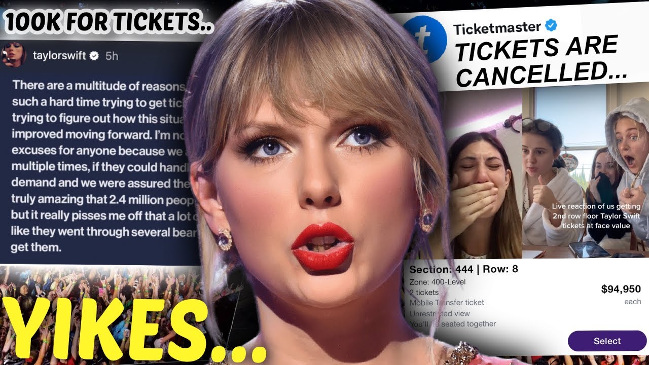 Taylor Swift SPEAKS OUT against Ticketmaster...