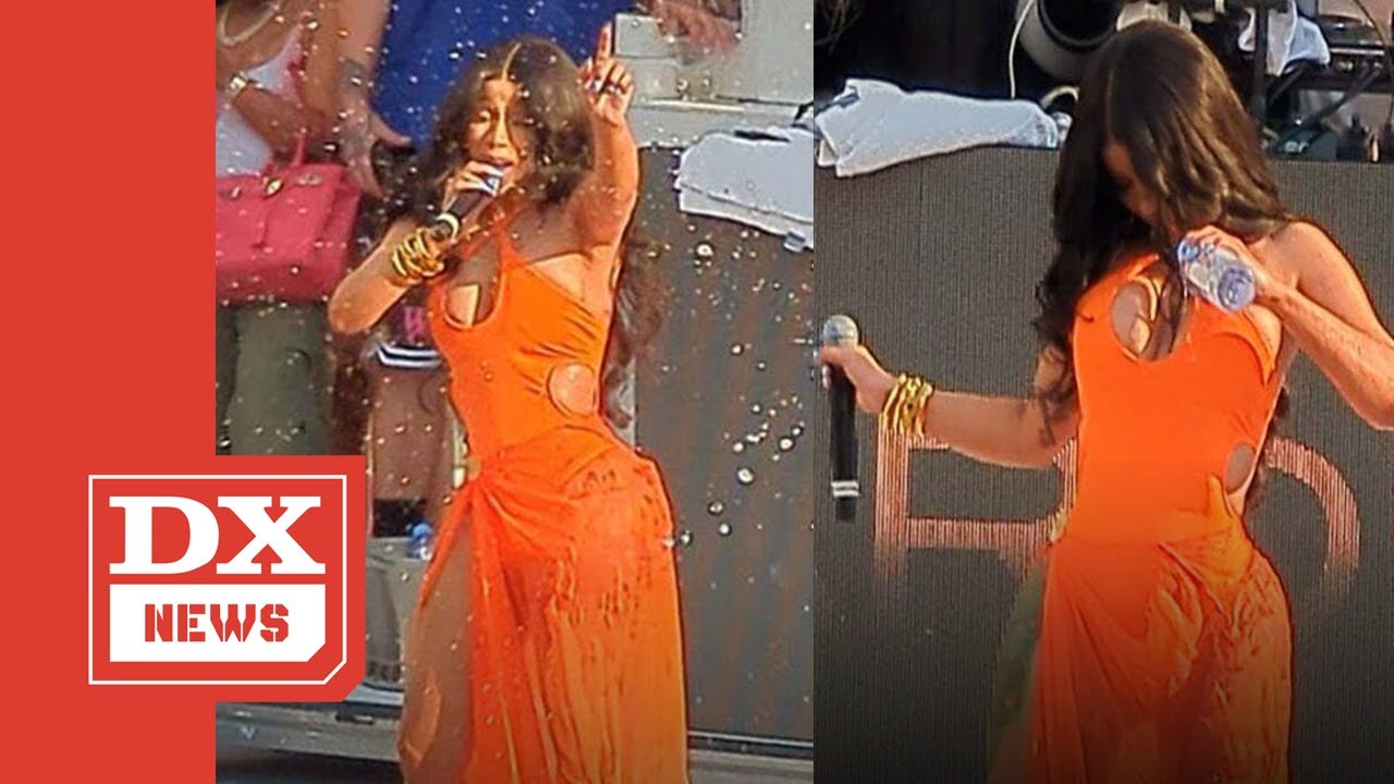 Cardi B Asked Fans To Splash Her P***y With Water Before Throwing Mic At Fan