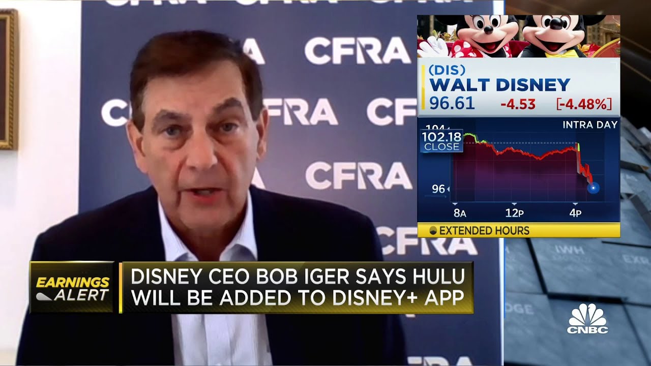Disney CEO Bob Iger announces Hulu will be integrated into Disney+