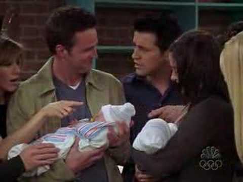 Friends - Monica and Chandler take children home