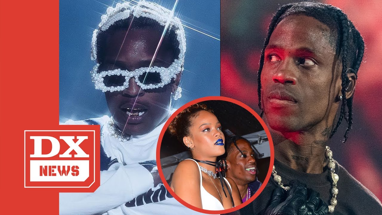 A$AP Rocky Fans Think He Dissed Travis Scott With These Lines Over Rihanna Fling 👀