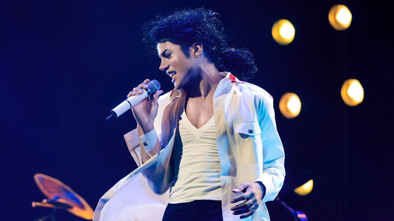 Jaafar Jackson portraying his uncle Michael Jackson in highly anticipated biopic "Michael"