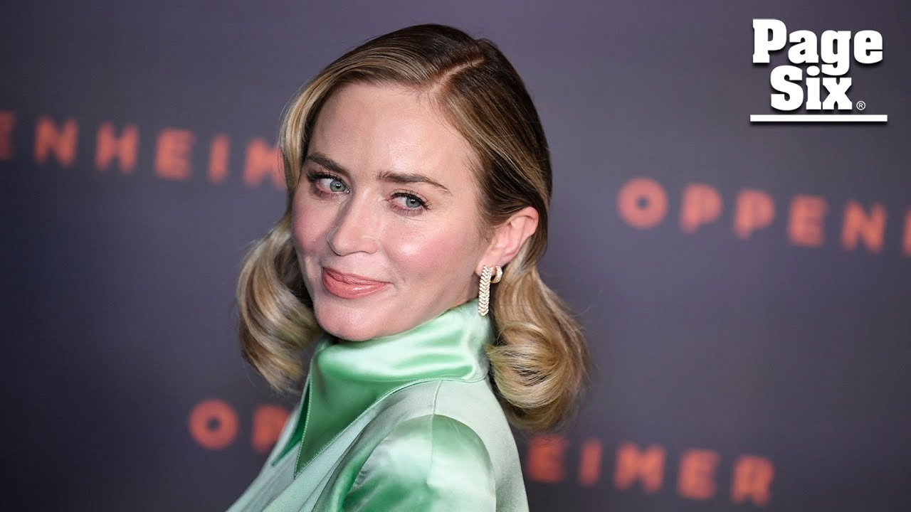Emily Blunt says she is taking a break from acting over great ‘emotional cost’