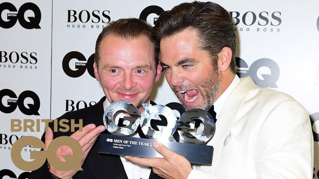 Chris Pine Accepts the Award for International Man | Men of the Year Awards 2016 | British GQ
