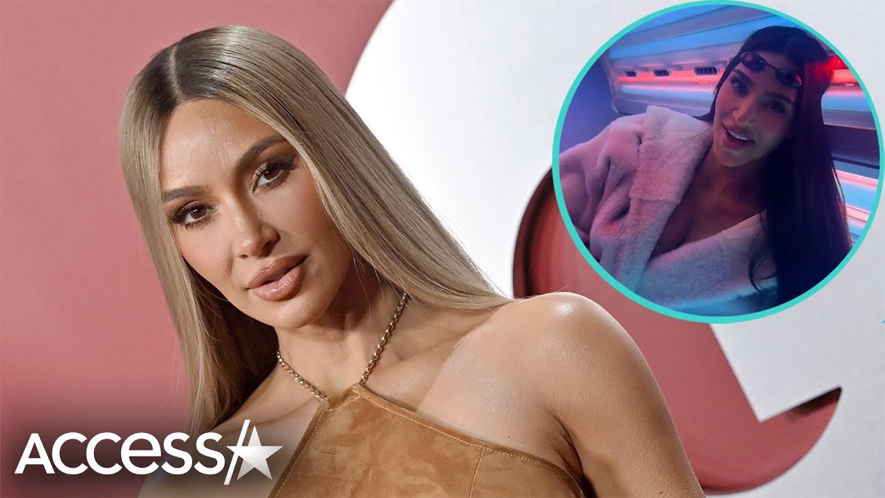 Kim Kardashian Defends Tanning Bed Use After Backlash