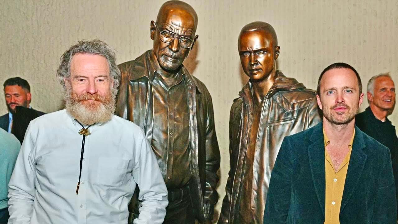 The Walter White & Jesse Pinkman Statues Unveiling in Albuquerque, NM w/Speech from Vince Gilligan