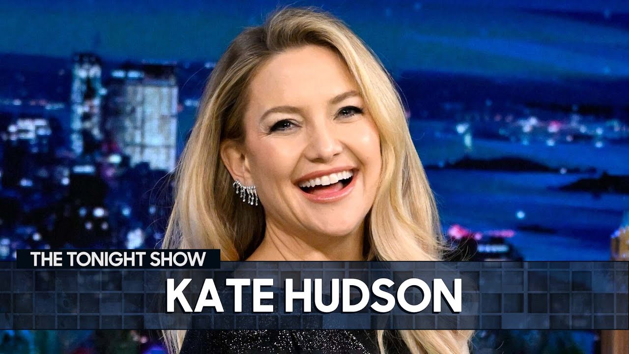 Kate Hudson Reveals She's Recording a Record and Details about Glass Onion | The Tonight Show
