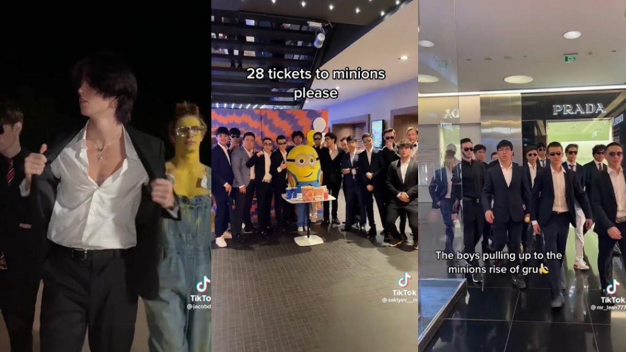 Gentlemen Arriving To Minions Rise Of Gru In Suits TikTok Compilation