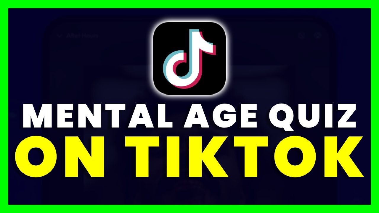 How to Take Mental Age Quiz on TikTok | Social Media Tutorial