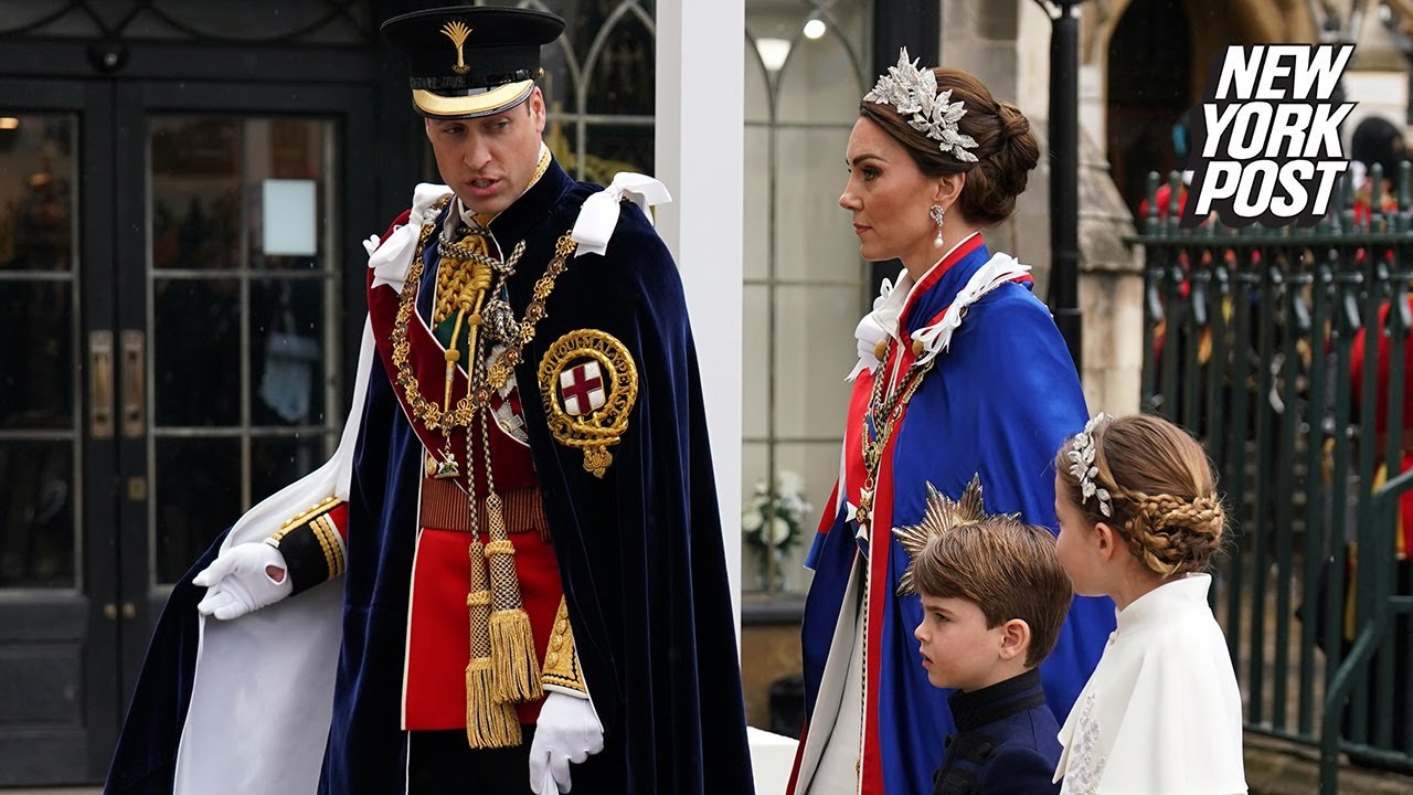 Kate, William arrive at coronation: Princess stuns in Alexander McQueen dress, royal jewels