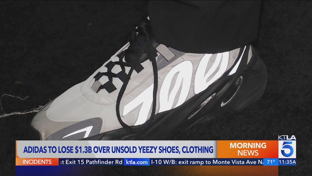 Adidas to lose $1.3B over unsold Yeezy shoes, clothing