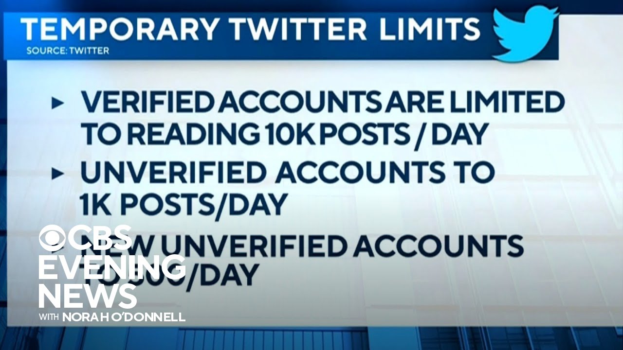 Elon Musk implements daily limits on number of Twitter posts users can view