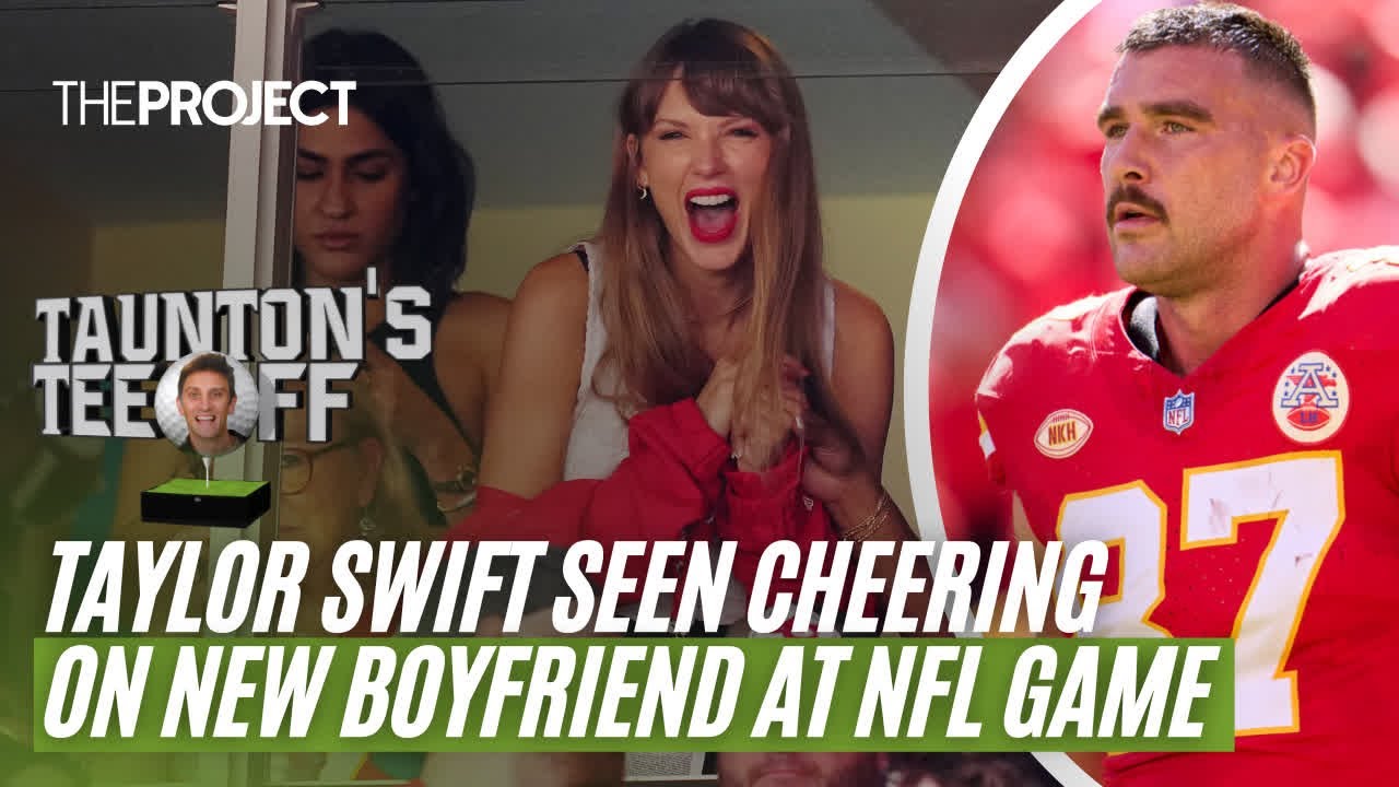 Taylor Swift Seen Cheering On "New Boyfriend" At NFL Game