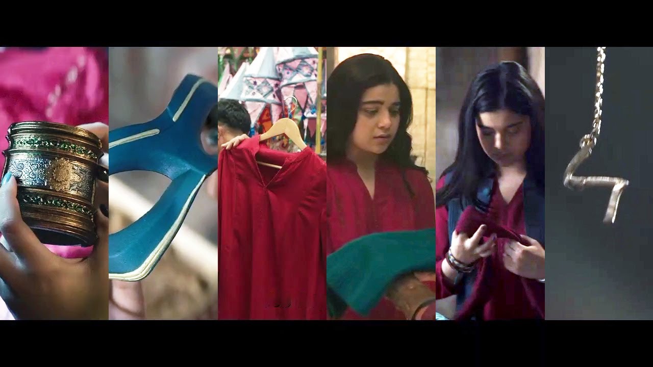 superhero costume elements collection, Ms Marvel Kamala Khan