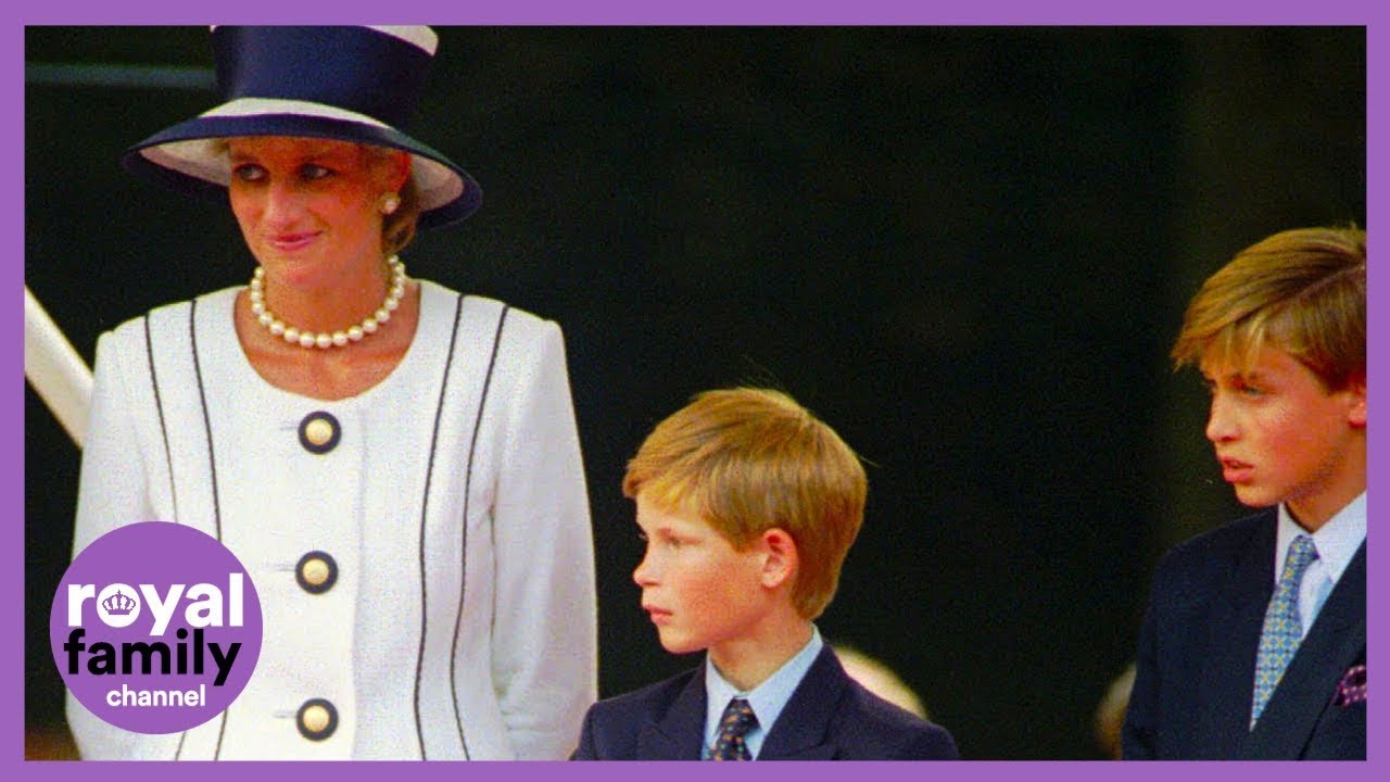 Princess Diana and Her Sons, Prince William and Harry