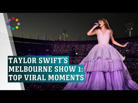Top moments from Swift's record-breaking Melbourne concert