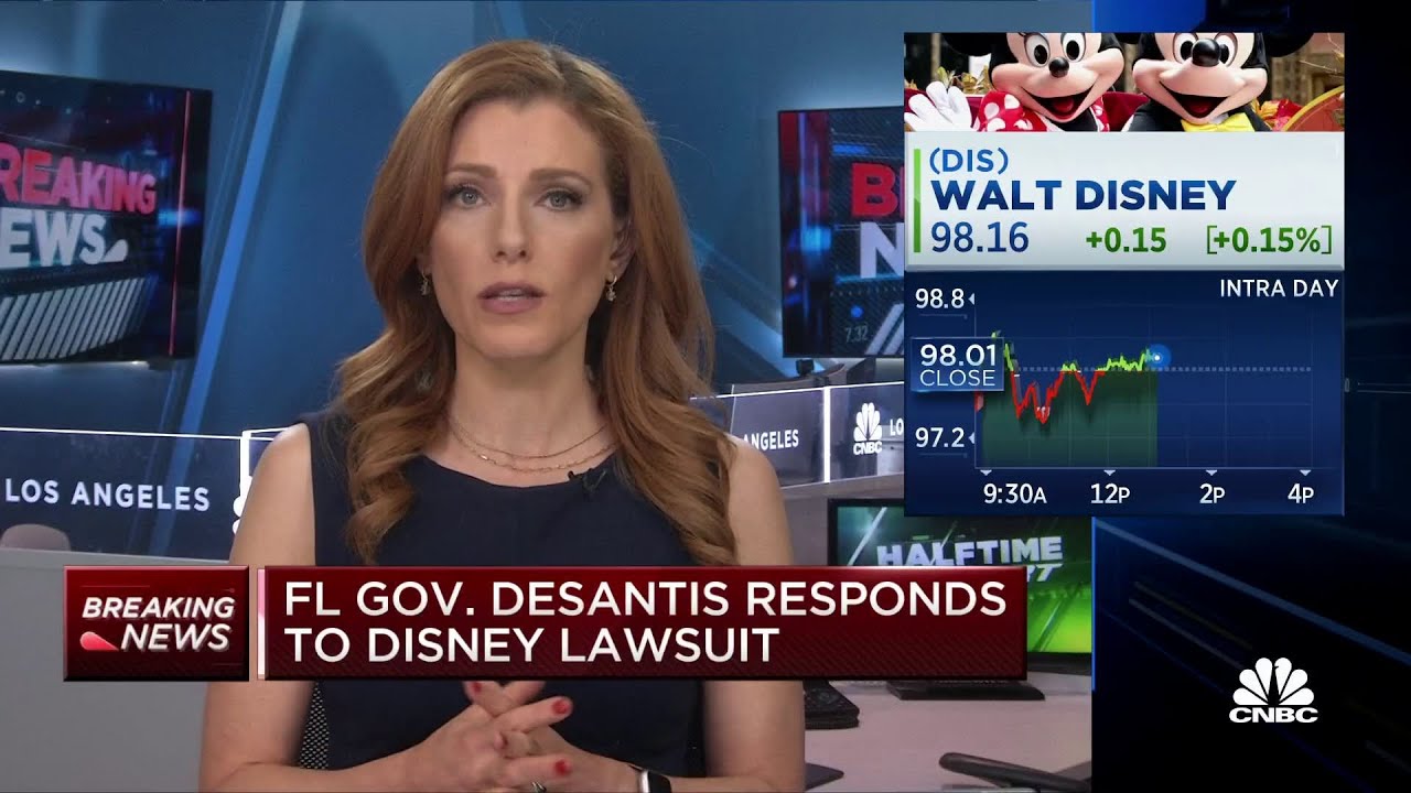 Florida Gov. Ron DeSantis responds to Disney lawsuit
