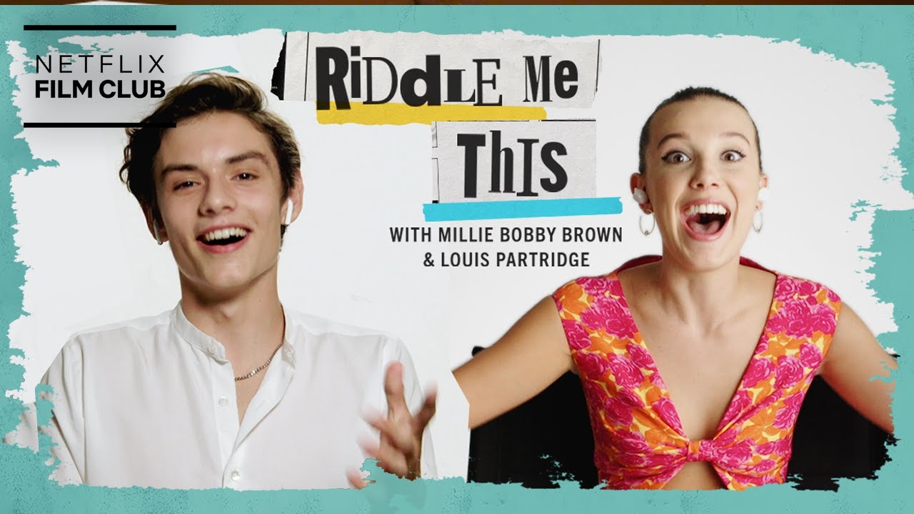 Millie Bobby Brown & Louis Partridge Solve Riddles | ENOLA HOLMES | Netflix