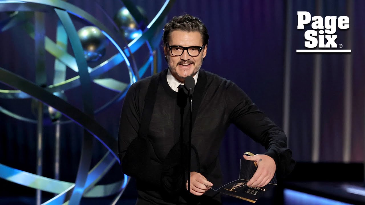 Pedro Pascal jokingly reveals cause of shoulder injury during censored Emmys 2024 moment