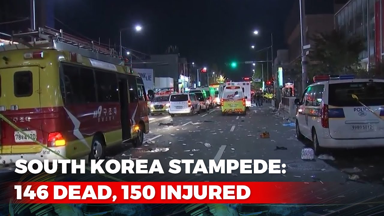 146 Dead In Halloween Stampede In South Korea, 150 Injured