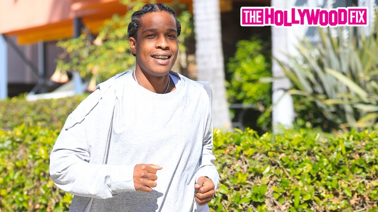 ASAP Rocky Gets Chased Down By Paparazzi While Out Jogging & Shows Off His Hummer EV Truck In WeHo