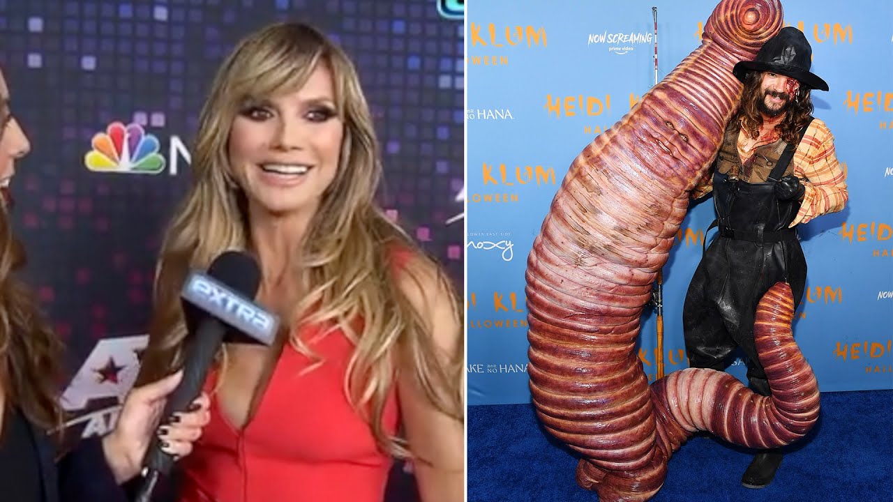 Heidi Klum Says WORM Costume Made Her CLAUSTROPHOBIC! (Exclusive)