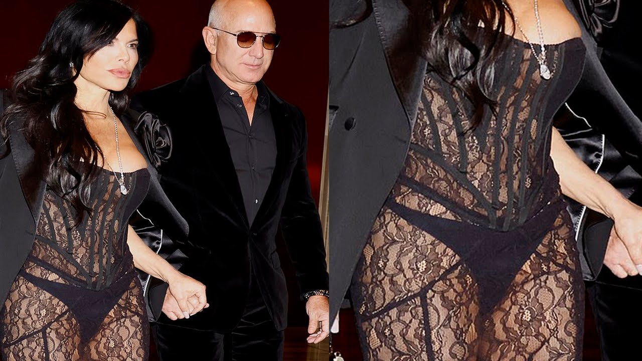 Jeff Bezos' 60th Birthday Bash in Milan! Lauren Sanchez Stuns in Sheer Elegance