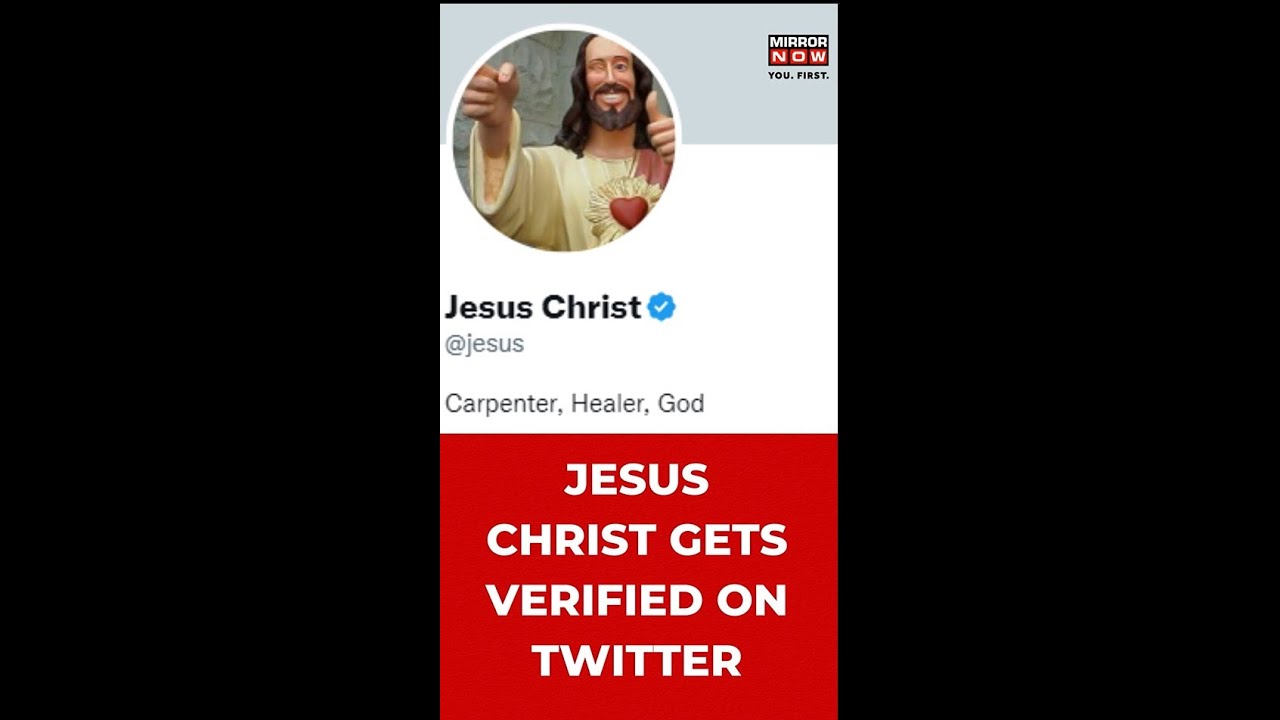 Twitter Blue Tick |Jesus Christ Verified On Twitter, Asks 'Why The Assumption I am Fake' #shorts