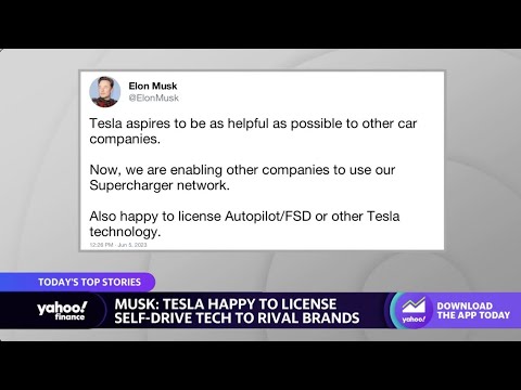 Elon Musk: Tesla happy to license self-driving tech to other brands