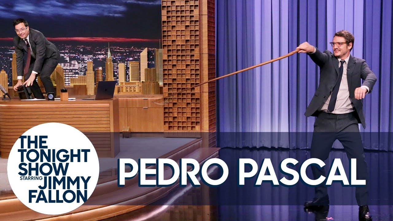Pedro Pascal Shows Jimmy How to Crack a Whip