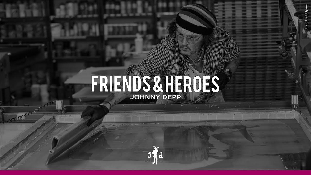 Johnny Depp x Castle Fine Art | Friends & Heroes